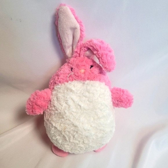 Aurora Other - Aurora Jelly Roll Tulip Bean Bag Bunny Plush Pink White